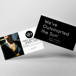 Glow Go Customizable Card